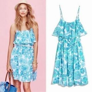 Lilly Pulitzer for Target Satin Flounce Dress - Sea Urchin For You